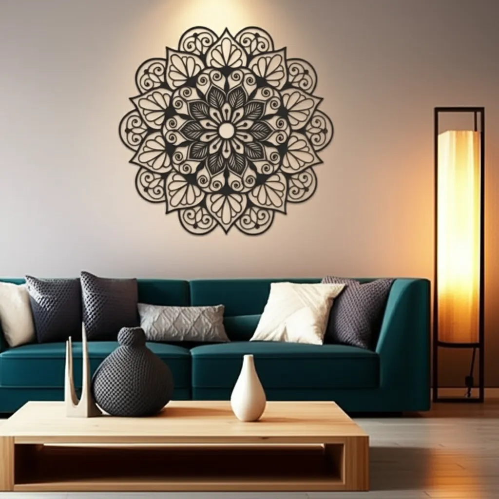 Cuadro Mandala 90x90cm