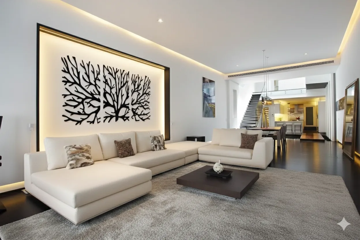 Cuadro Ramas 250x90cm